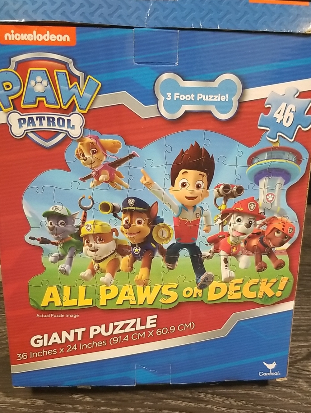 Nickelodeon Paw Patrol All Paws On Deck Puzzle - 3 Foot Puzzle